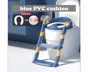 Blue - Baby Potty Seat with Ladder