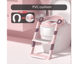Pink - Baby Potty Seat with Ladder