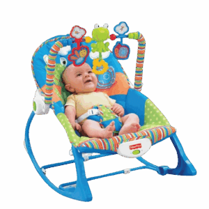 Ti Baby Toddler Rocker Dining Chair- Blue